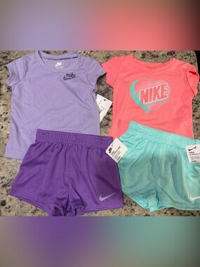 2 girls Nike sets nwt 24 month